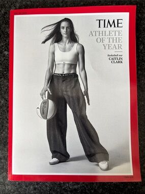 TIME Magazine 'Athlete of the Year' Caitlin Clark - Red & Black